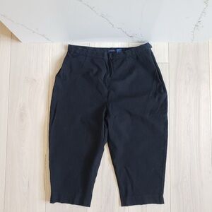 GAP Black Cotton-Blend Pants